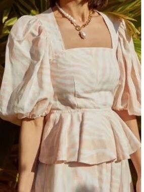 Hunter Bell Conway Peplum Blouse